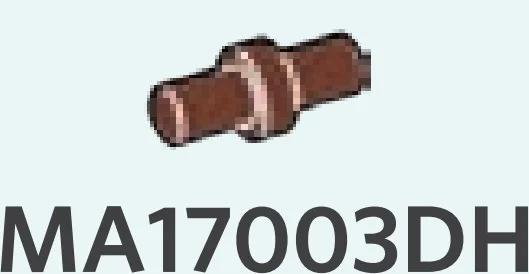 Connector: pin, small in Brown