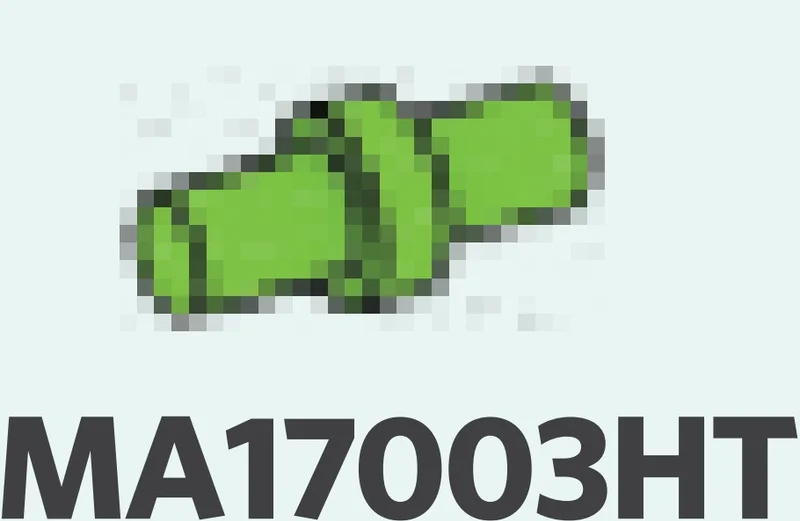 Connector: pin, small in Green, Soft Grass