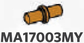Connector: pin, small in Brown, Milk Chocolate