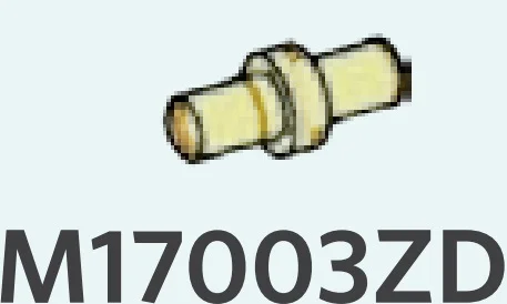 Connector: pin, small in Yellow (Translucent)