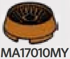 Engine component: intake turbine 2 x 2 in Brown, Milk Chocolate