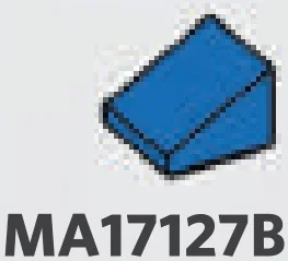 Slope brick 36 1 x 1 in Blue