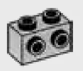 Brick 1 x 2 with side studs
