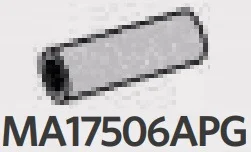 Connector: pipe, small 2 studs long in Gray, Steel