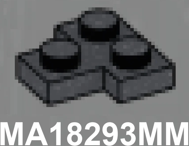 Plate Modified 2 x 2 T-shape in Gray, Dark (Metallic)