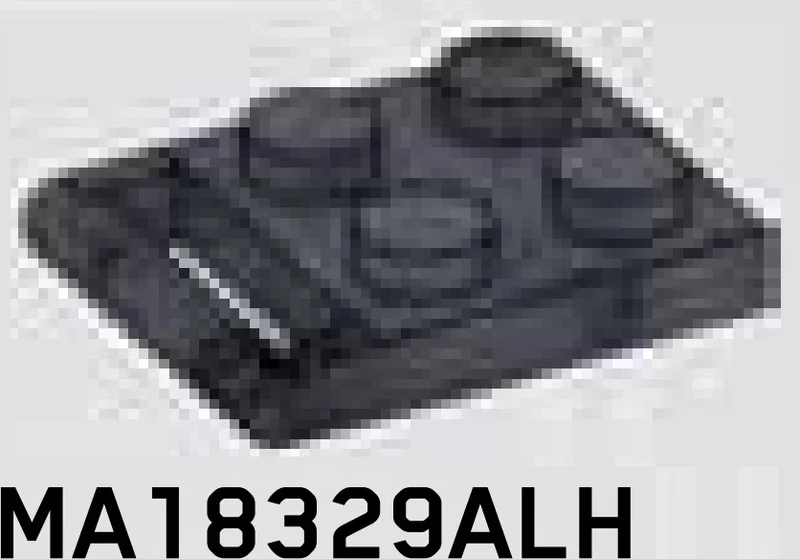 Plate 2 x 2 with handle in Gray, Dark (Camo)