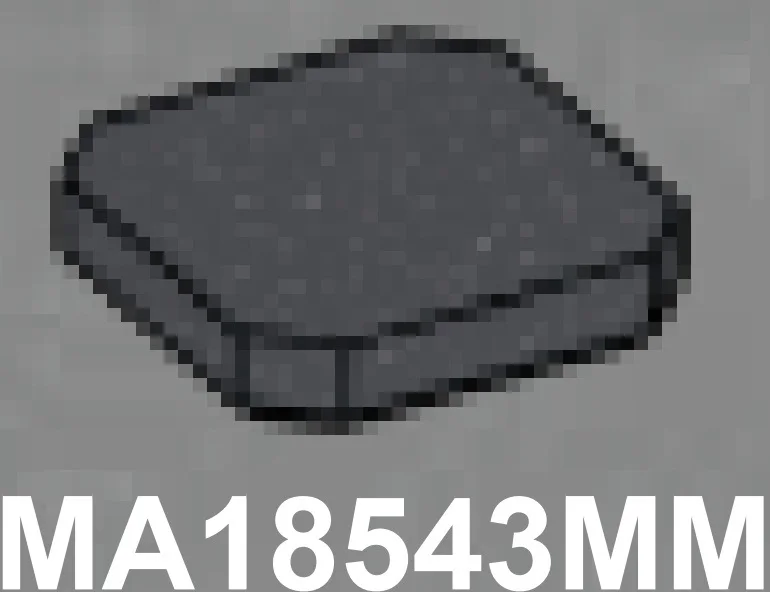 Tile Modified 2 x 2 with Rounded Corners in Gray, Dark (Metallic)