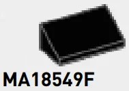 Slope brick 36 2 x 1 in Black
