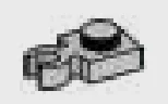 Plate 1 x 1 with vertical clip
