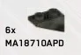 Slope Inverted 33 1 x 2 in Gray, Dark Camo (Metallic)
