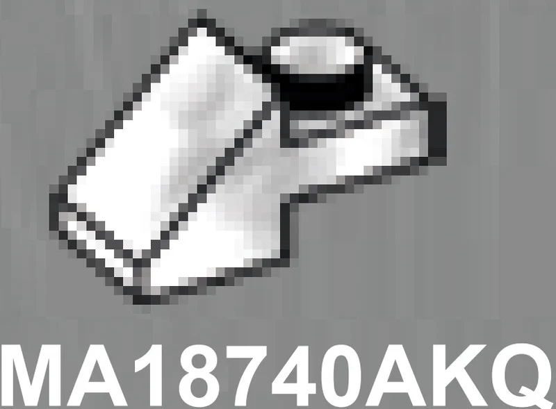 Slope 45 1 x 1 with 1 x 1 plate in White with Black Marbling (Camo)