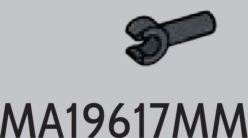 Connector: pin, long with clip in Gray, Dark (Metallic)