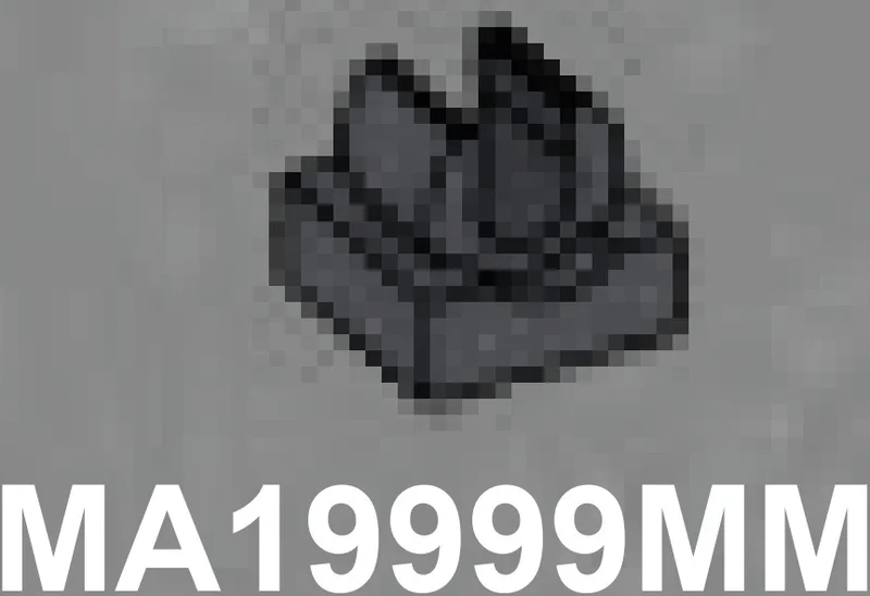 Tile Modified 1 x 1 with vertical clip on top in Gray, Dark (Metallic)