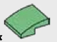 Slope brick 33 2 x 2 curved slope