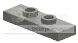Plate 1 x 3 with two studs in Gray, Dark (Metallic Camo)