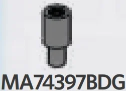 Connector: pipe, small with pin in Gray, Dark (Flake)