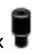 Connector: pipe, small with pin in Black