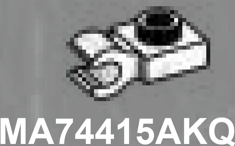 Plate Modified 1 x 1 with horizontal clip in White with Black Marbling (Camo)