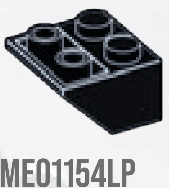 Slope brick 45 2 x 2 inverse in Grey, Charcoal