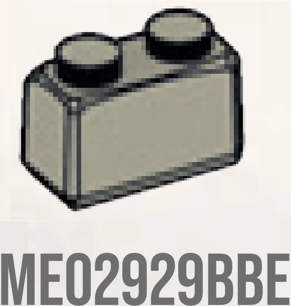 Brick 1 x 2 stone