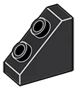Slope brick 45 1 x 2.33 x 2 with studs on slope
