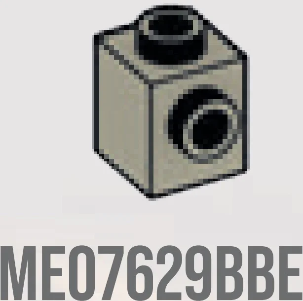Brick Modified 1 x 1 w/ Stud on 1 Side & Open Top & Back