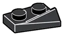 Slope plate 2 x 1, double-sloping, right