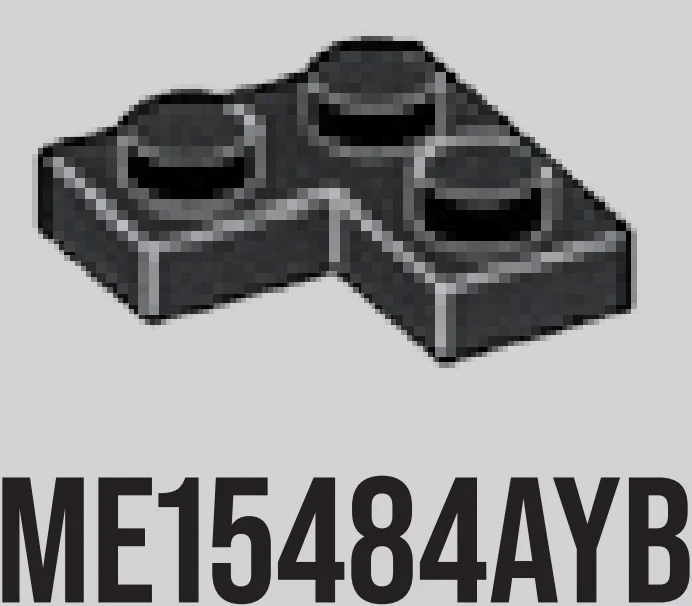 Plate 2 x 2 corner