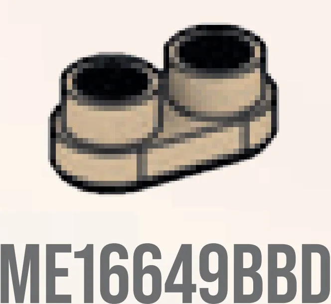 Plate Modified Round 1 x 2 Connector: female:female, type 01