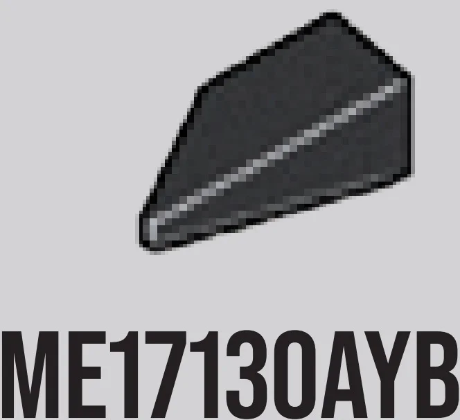 Wedge Slope 25 1 x 2 corner, right in Gray, Dark Charcoal