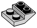 Slope brick 25 2 x 2 inverse in Black