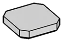Tile Modified 2 x 2 Rounded Corners