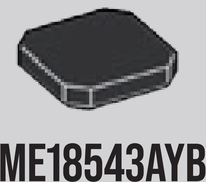 Tile Modified 2 x 2 Rounded Corners in Gray, Dark Charcoal