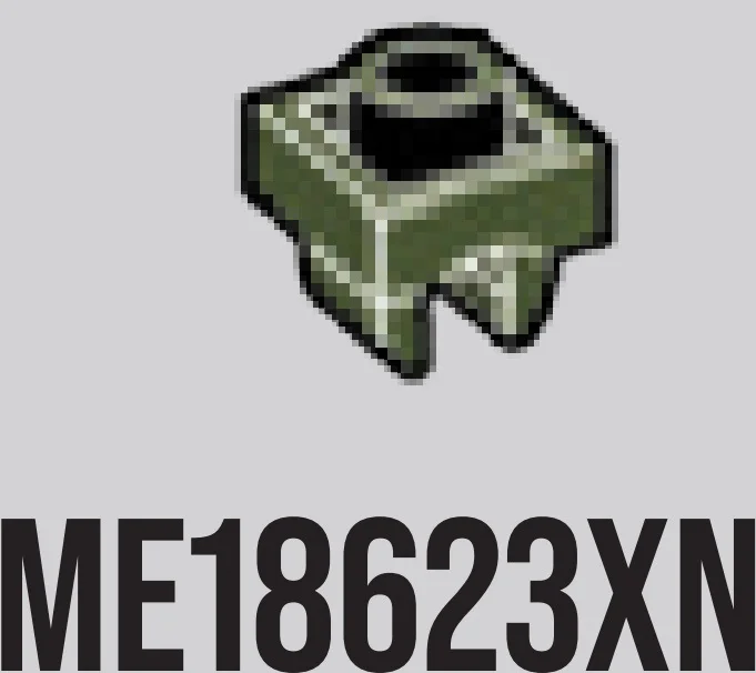 Plate Modified 1 x 1 with underside clip in Dark Green, Military