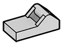 Tile Modified 1 x 2 w/ Raised Horizontal Clip