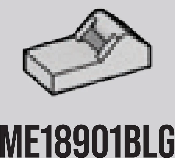 Tile Modified 1 x 2 w/ Raised Horizontal Clip in Gray, Dull
