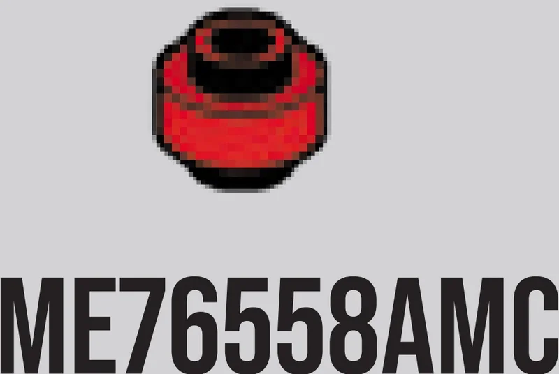 Plate Round 1 x 1, Double Sided with Open Top in Red, Flame