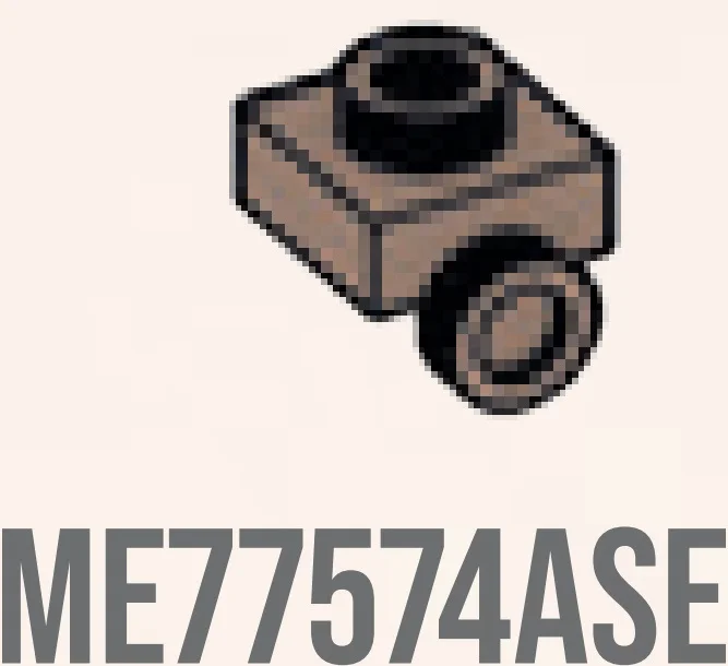 Bracket 1 x 1 with one stud on side, descending in Brown, Teak
