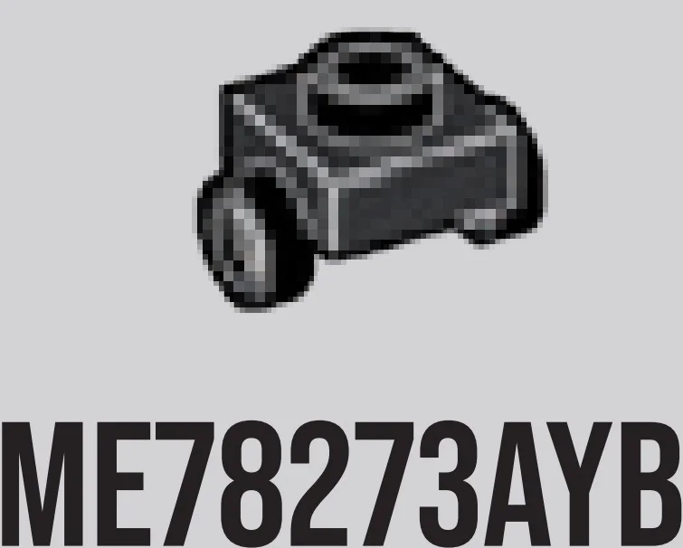 Bracket Plate 1 x 1 with opposing side studs in Gray, Dark Charcoal