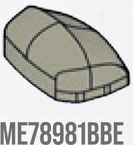 Slope curved round 2 x 3