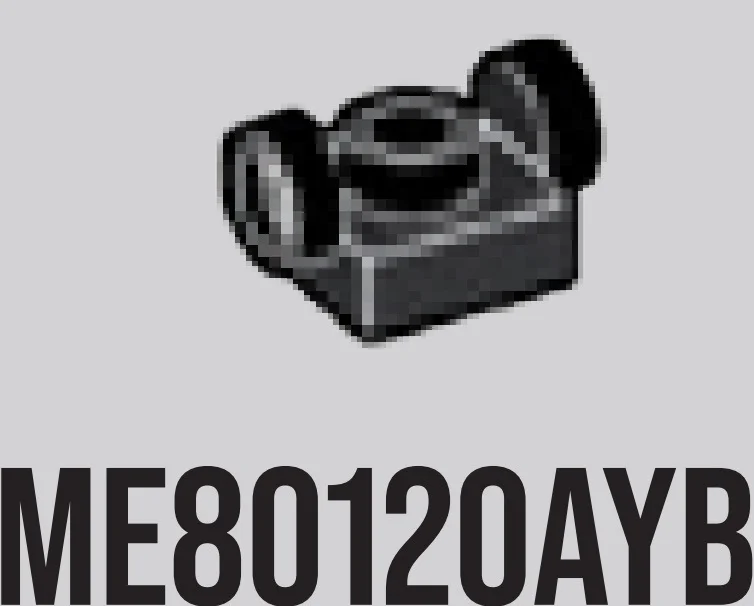 Bracket Plate 1 x 1 with opposing side studs, ascending in Gray, Dark Charcoal