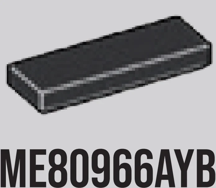 Tile 1 x 3 in Gray, Dark Charcoal