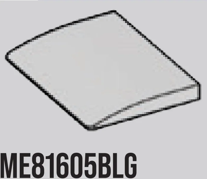 Slope 3 x 4 Low Rise in Gray, Dull
