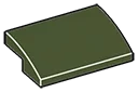 Slope tile 33 3 x 2 curved slope in Black