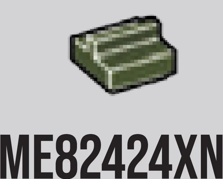 Tile 1 x 1 with raised central ridge in Dark Green, Military