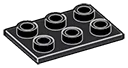 Tile Modified 2 x 3 Inverted (half hight)
