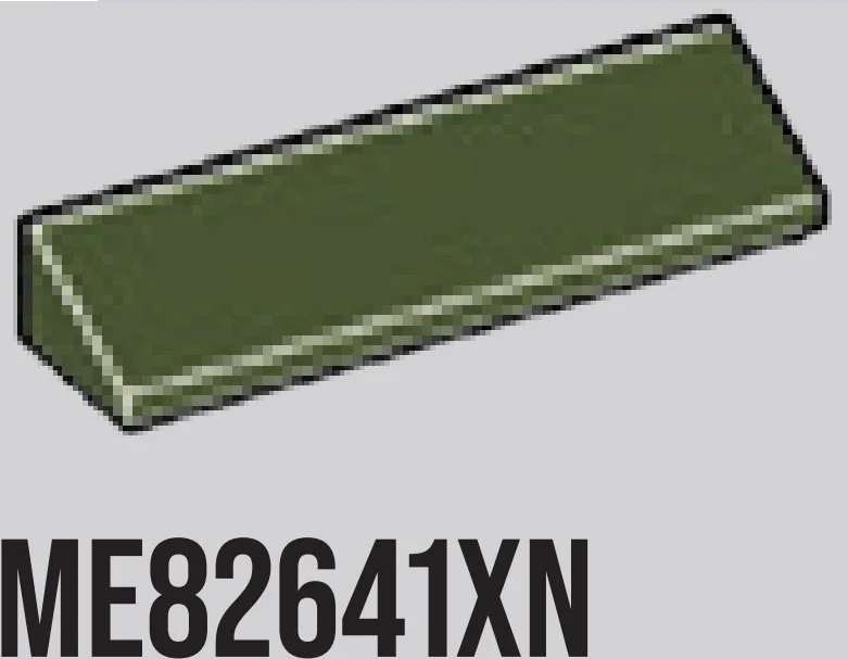 Slope brick 36 4 x 1 in Dark Green, Military