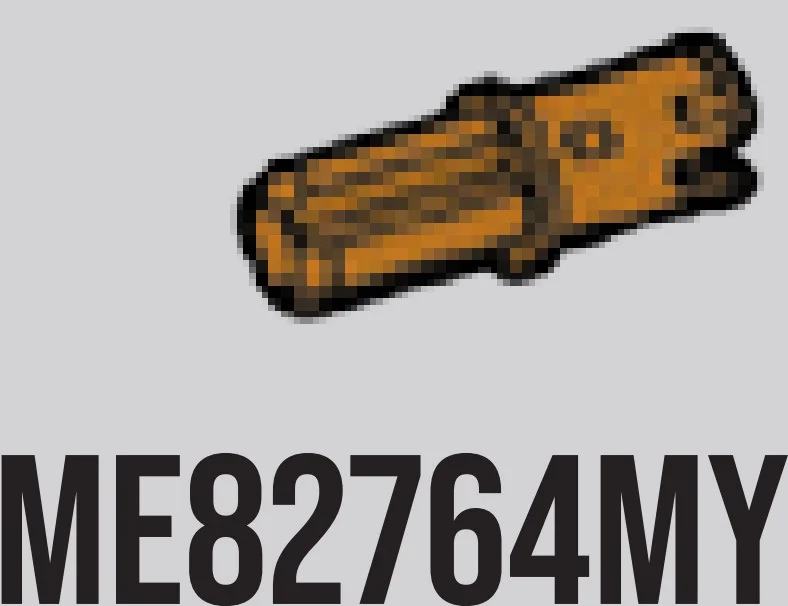 Connector: pin with axle in Brown, Caramel