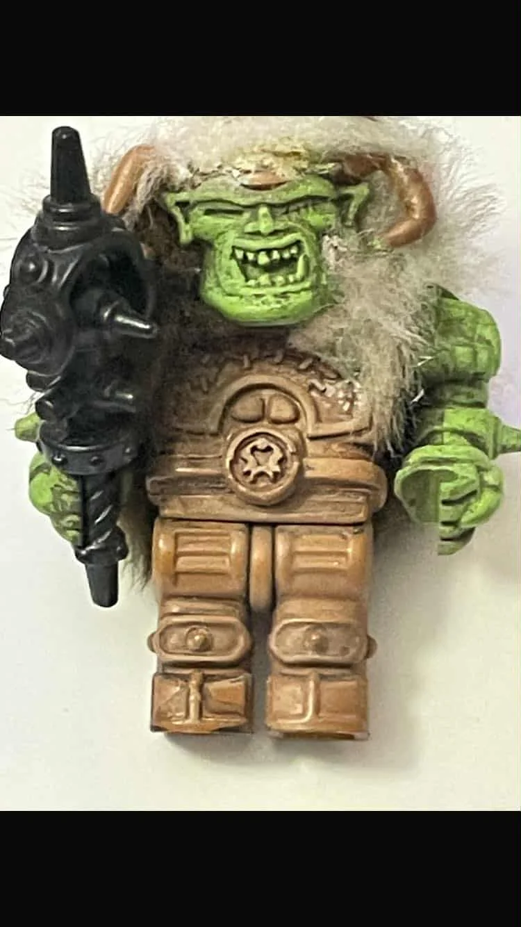 Figure, Dragons: Vorgan, Ancient Ice Vorgan Prototype using Krystal Wars Ancient Vorgan base