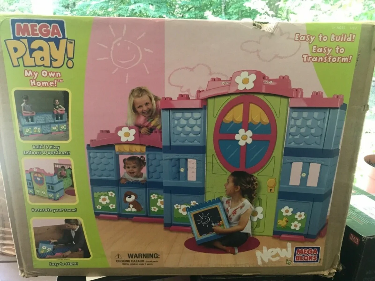 Original packaging for 1202 Mega Play, My Own Home!